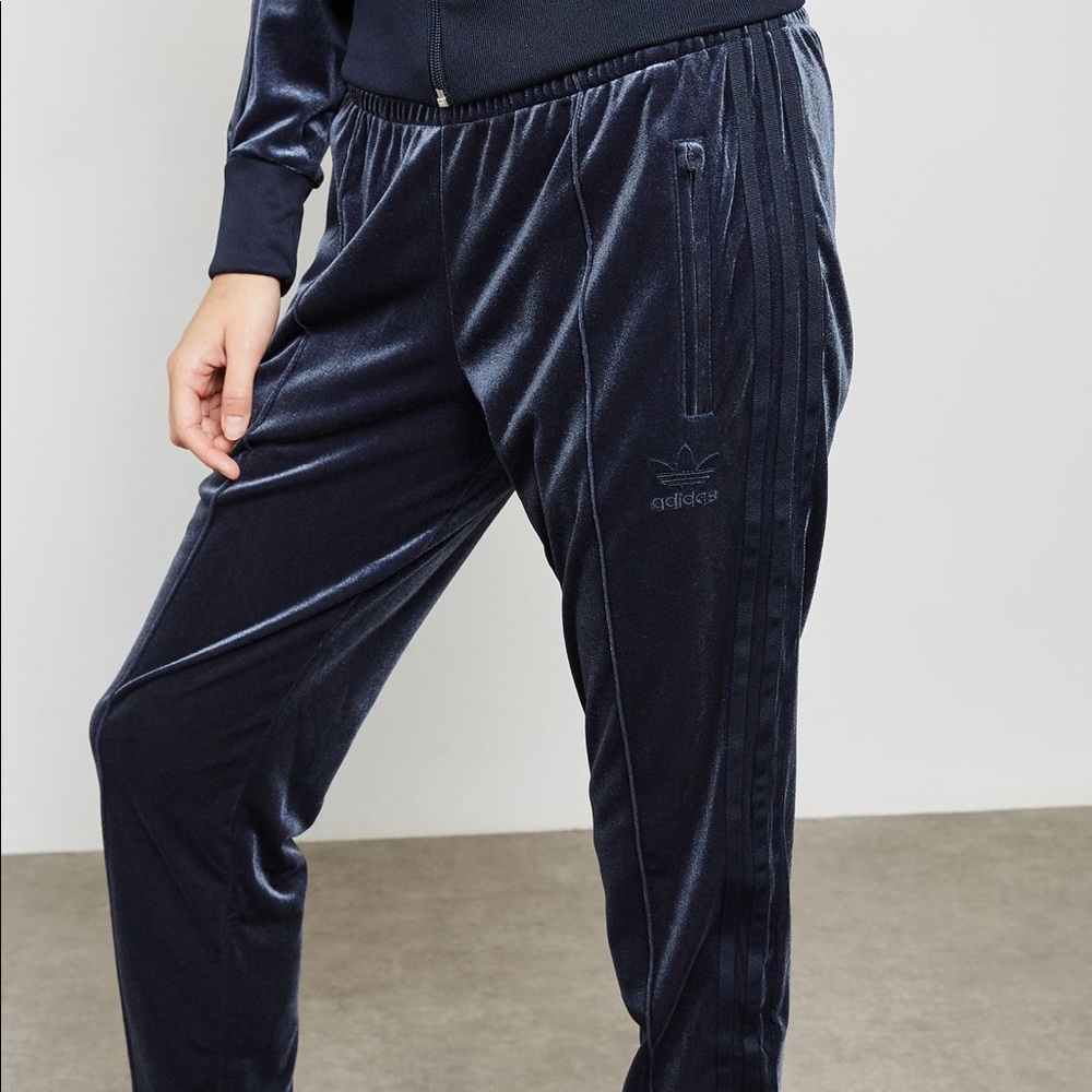 Blue Adidas pants size small